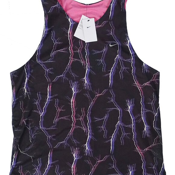 $80 NIKE PREMIUM REVERSIBLE BASKETBALL JERSEY DQ5830-542 GRAPE/PINKSICLE S - Picture 8 of 9